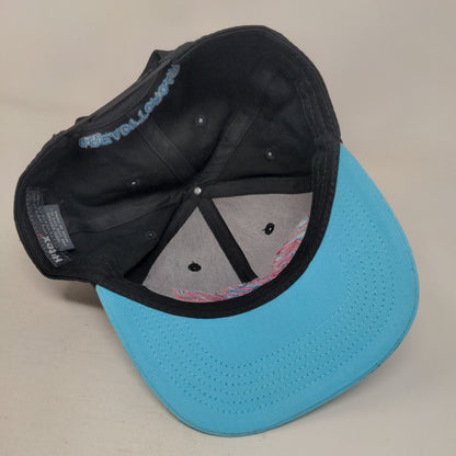 Panthers Snapback Hat Black Blue OSFA Embroidered Ready to Roar 100% Cotton