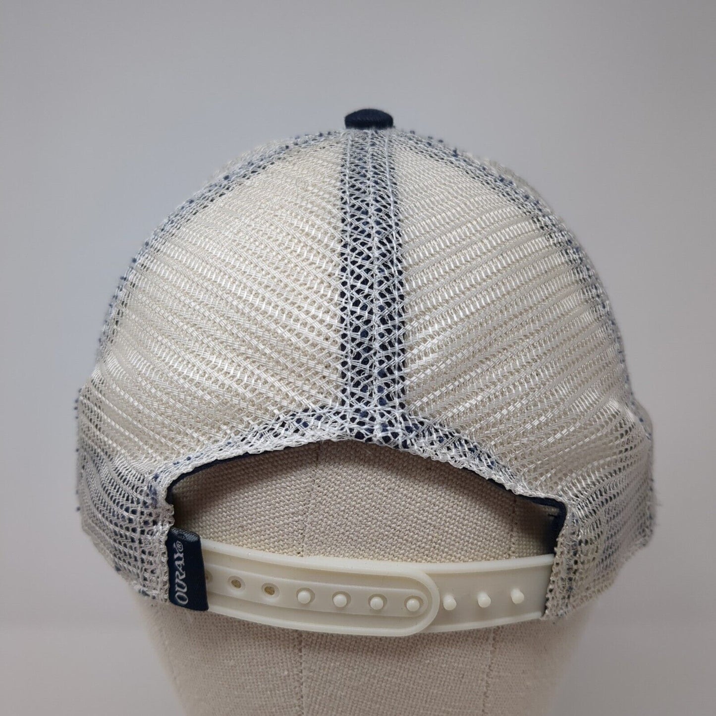 Sun Valley Idaho Snapback Trucker Hat Blue One Size Mesh Back Ouray