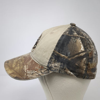 Legendary Whitetails Baseball Cap Beige Camo Deer Embroidered One Size Hat