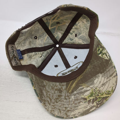 K-Products Snapback Green Camo One Size Telone Logo Woodland Forest Hat