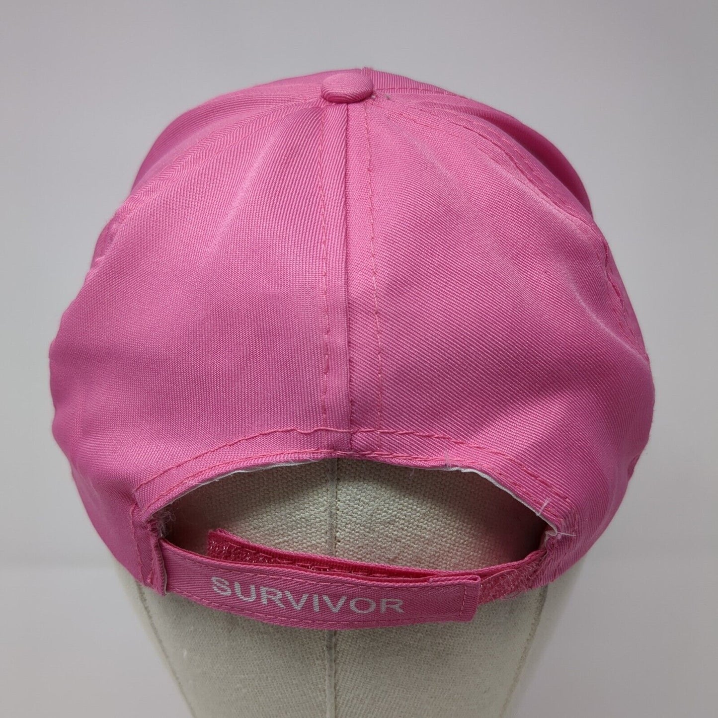 Susan G Komen Race For The Cure Survivor Strapback Hat Pink One Size Adjustable