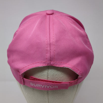 Susan G Komen Race For The Cure Survivor Strapback Hat Pink One Size Adjustable