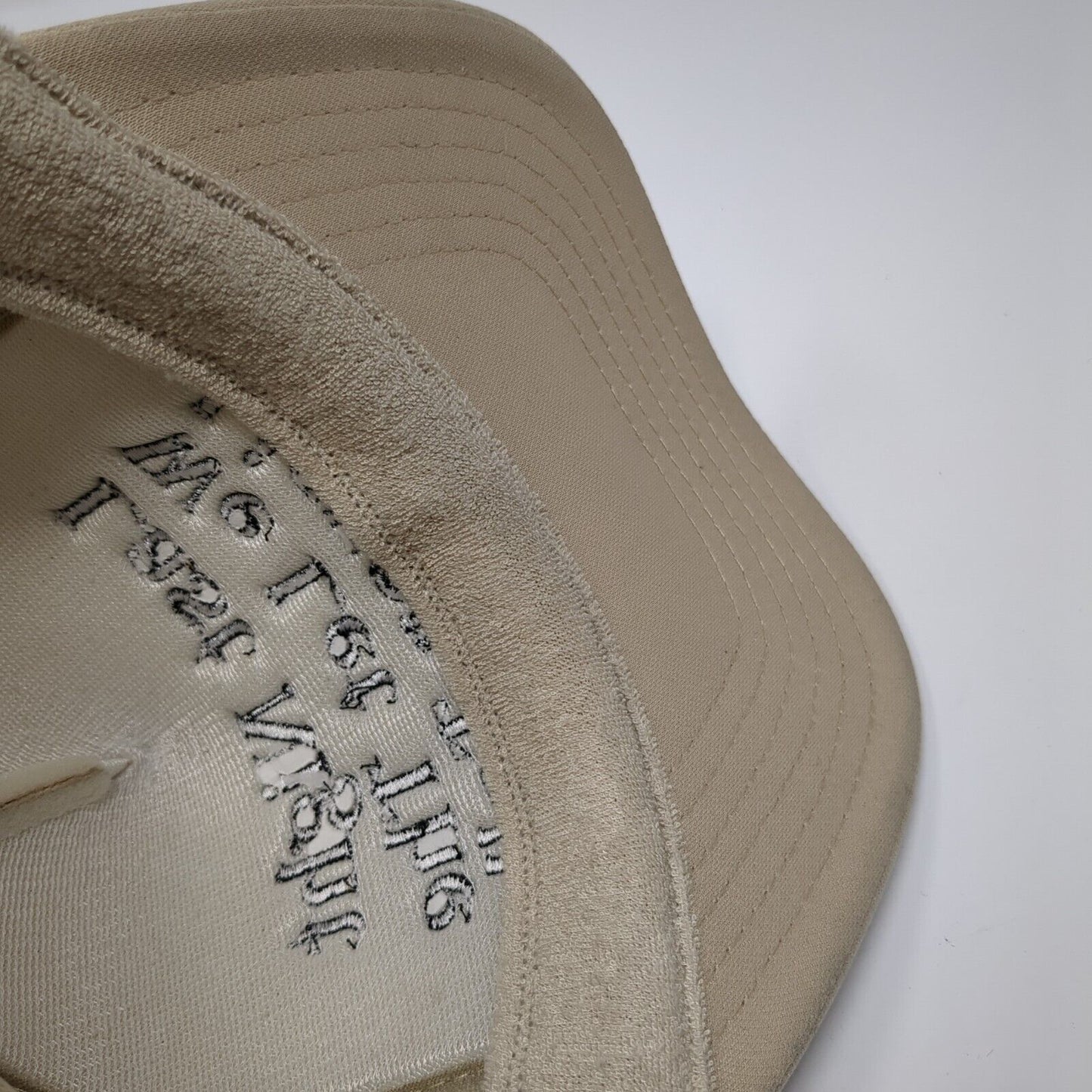 Last Night We Let The Liquor Talk Snapback Rope Trucker Hat Tan One Size