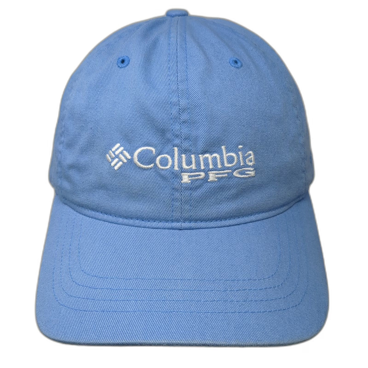Columbia Baseball Cap Blue One Size PFG Performance Fishing Gear Cotton Hat