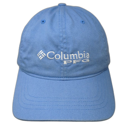 Columbia Baseball Cap Blue One Size PFG Performance Fishing Gear Cotton Hat