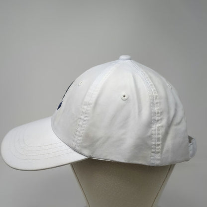 White Blue Baseball Cap Hat One Size Legendary L Logo Slideback Curved Brim