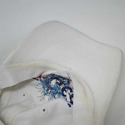 Port Authority Baseball Cap White One Size reGen Embroidered Logo Strapback hat