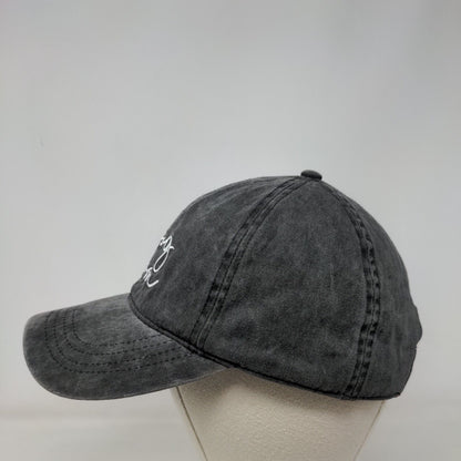 Dog Mom Slideback Hat Gray OSFM Solid Embroidered David And Young