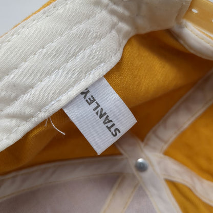 Stanley Snapback Hat Yellow One Size Embroidered Logo Workwear Tool Brand