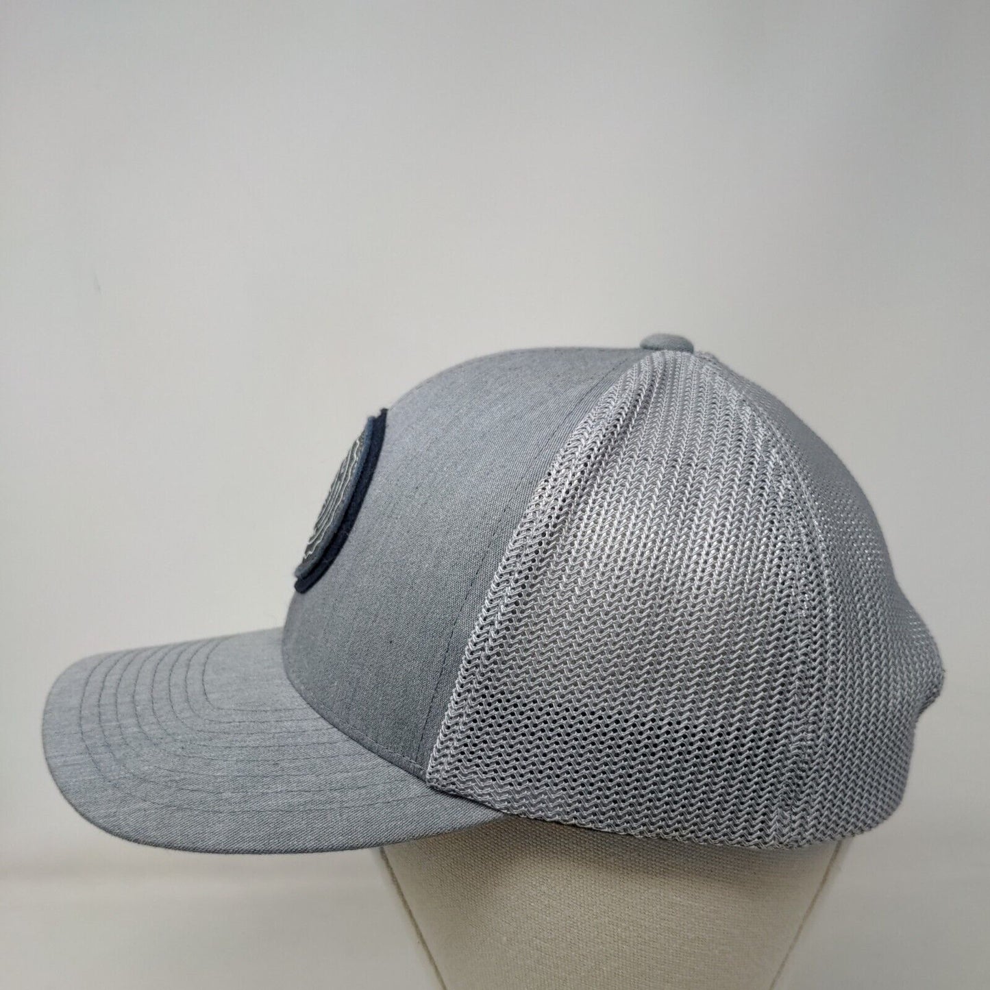 Travis Matthew California Est MMVII Snapback Trucker Hat Gray OS 110 Mesh Back