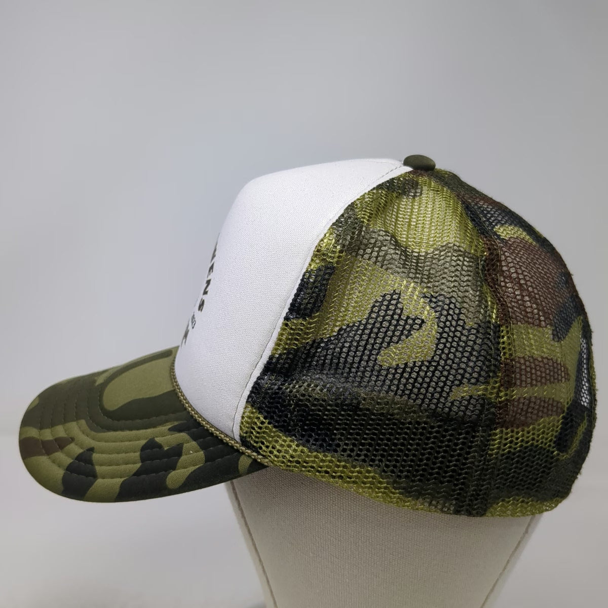 Otto Trucker Hat One Size Green Camo Snapback Mesh You Shoulda Been There hat