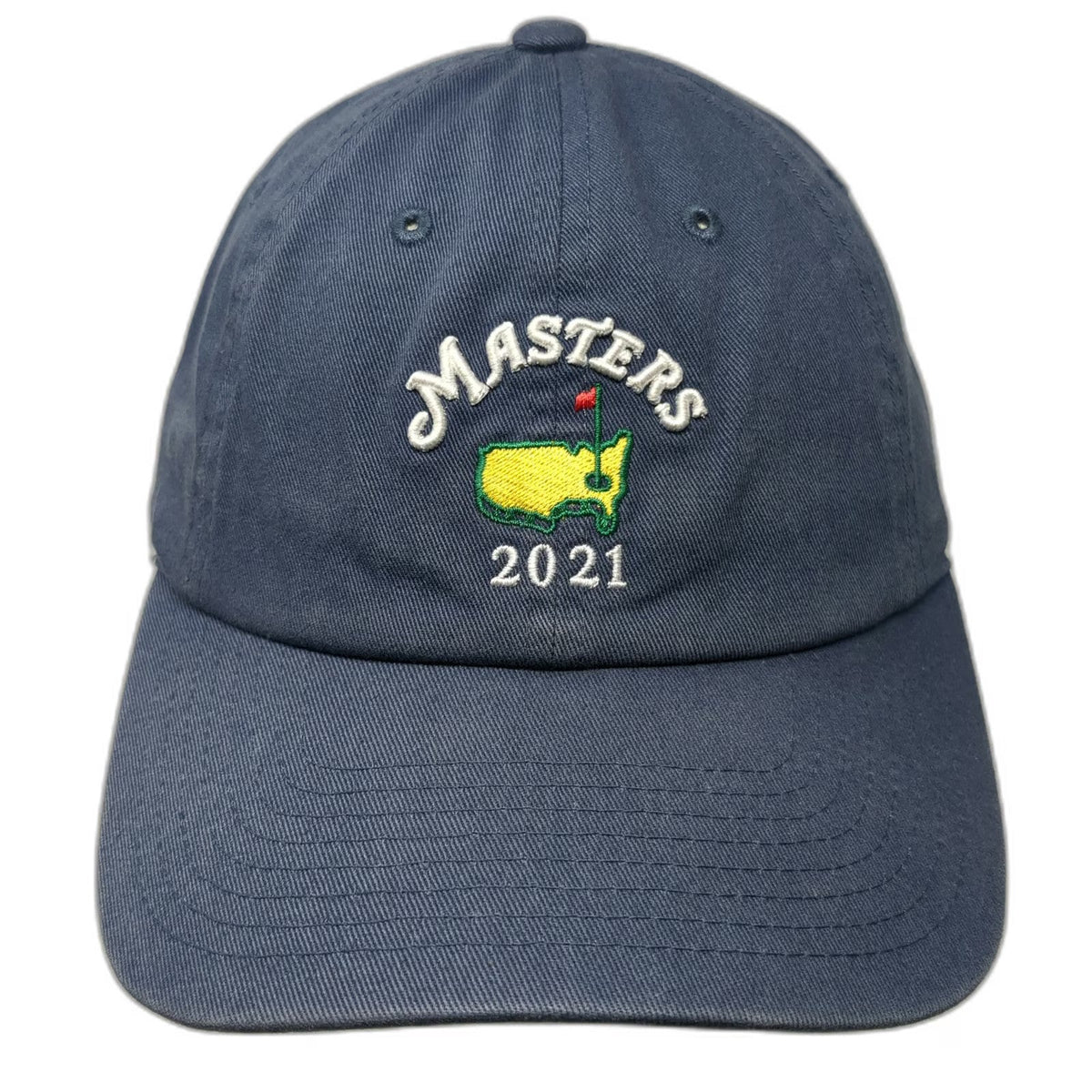 American Needle Baseball Cap Blue One Size Masters 2021 Tournament Golf Hat