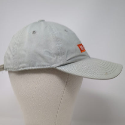 Adidas Baseball Cap Gray One Size Slideback Cotton Logo Patch Mountain Logo Hat