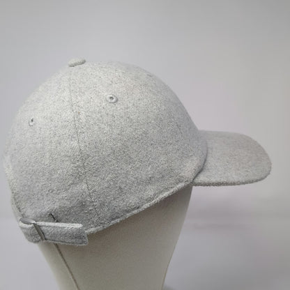 Aeropostale Baseball Cap Gray One Size Wool Blend Adjustable Slideback Hat