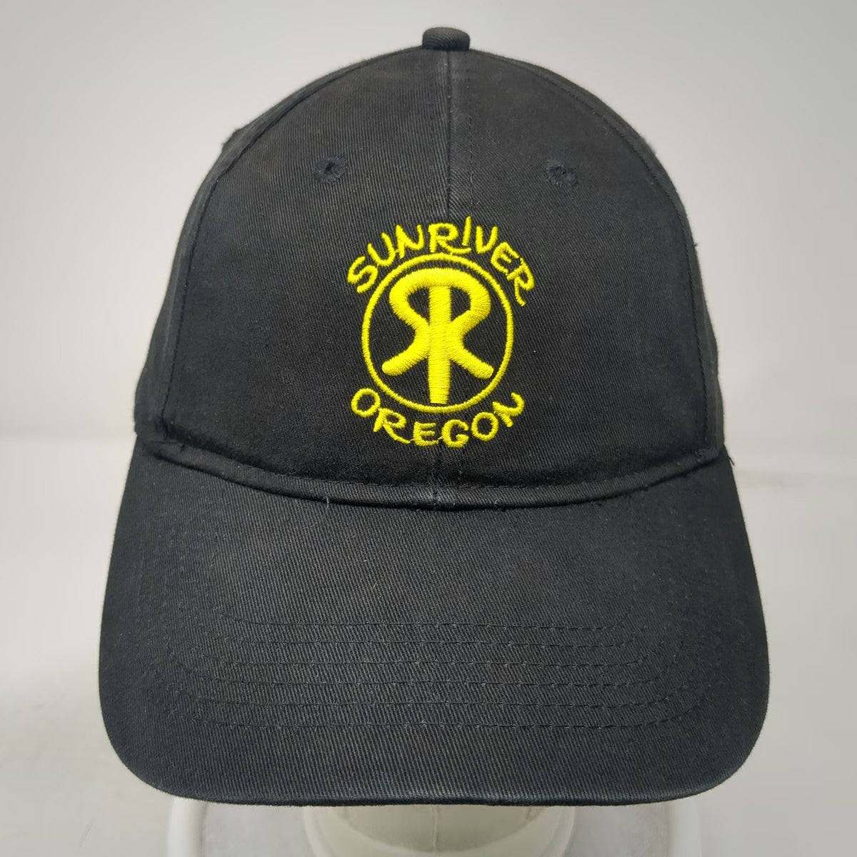 Otto Baseball Cap Black One Size Sunriver Oregon Embroidered Adjustable Hat