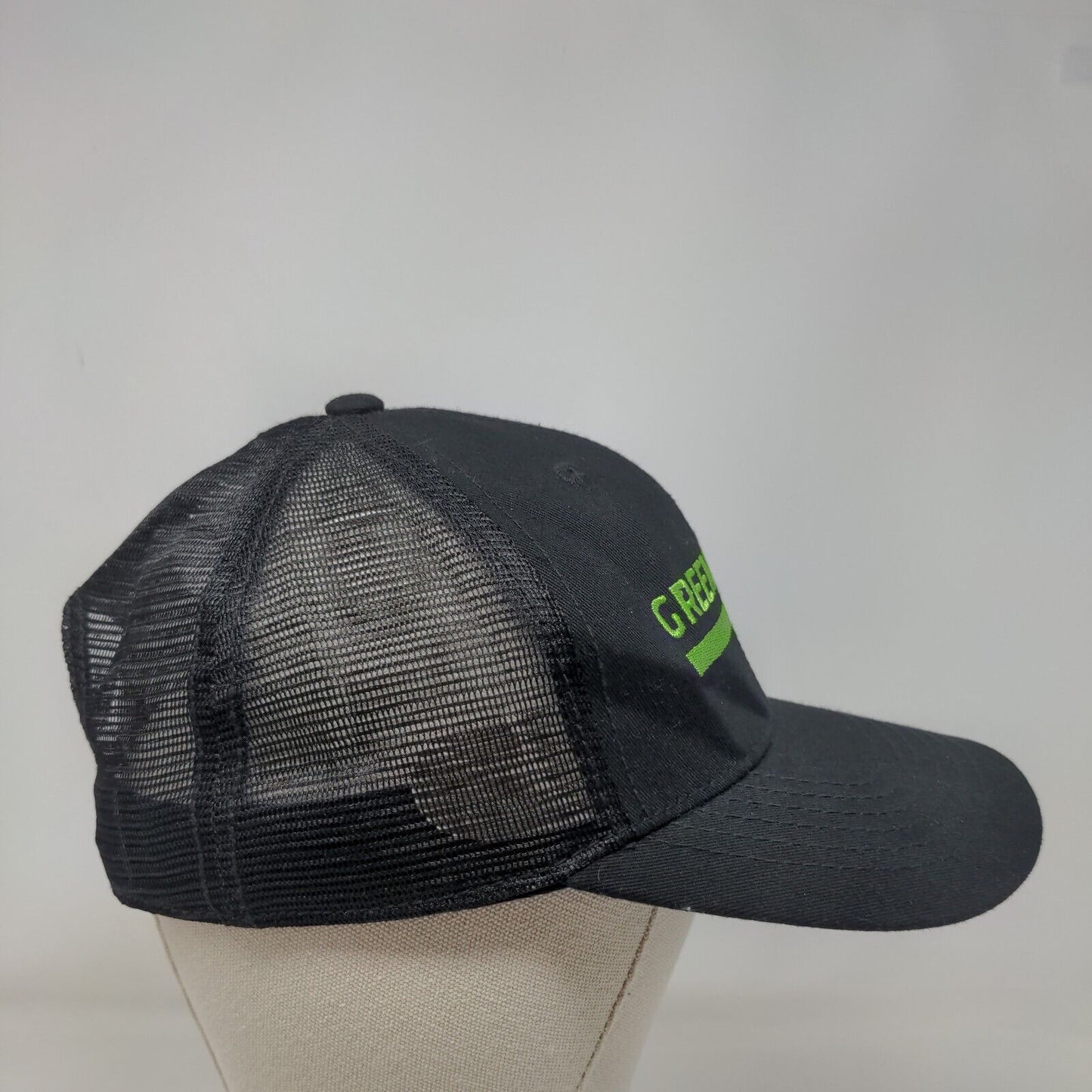 Greenworks Commercial Snapback Mesh Back Trucker Hat Black One Size