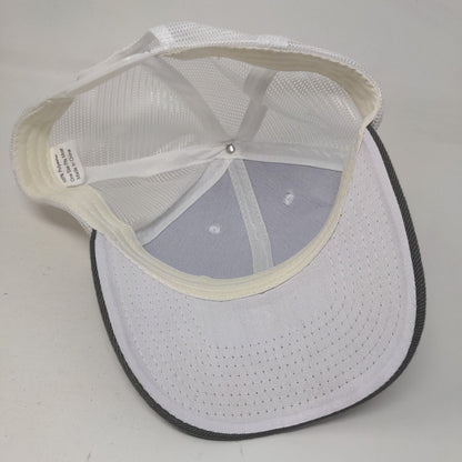 I'll Bring The Alibi Snapback Mesh Back Trucker Hat Gray OSFM Colorblock