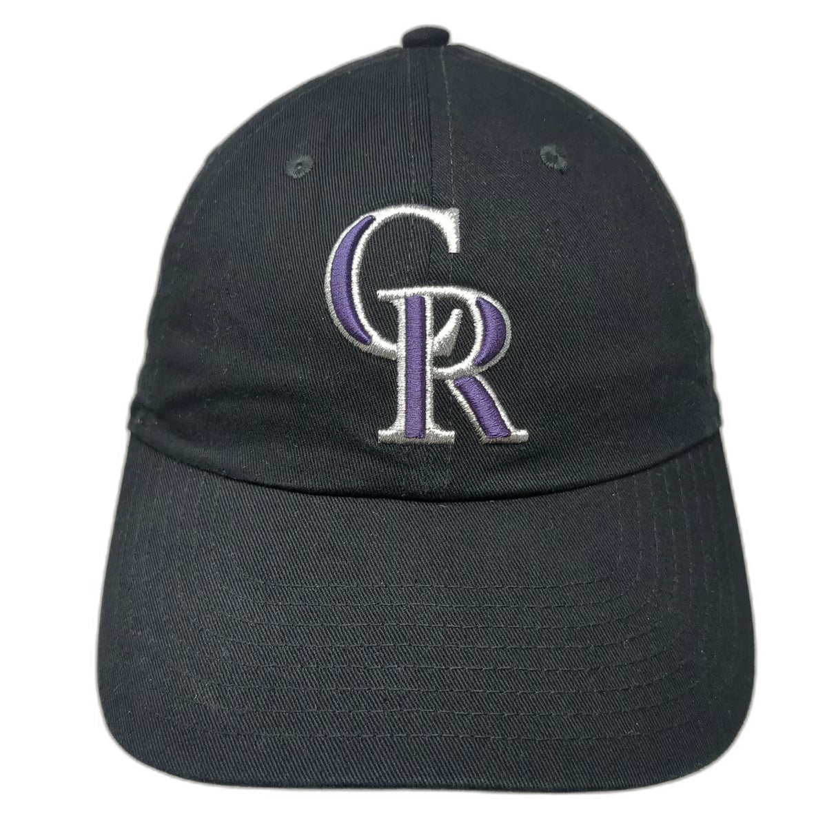 Fanatics Colorado Rockies MLB Baseball Cap Black OSFM Slideback Cooperstown Hat