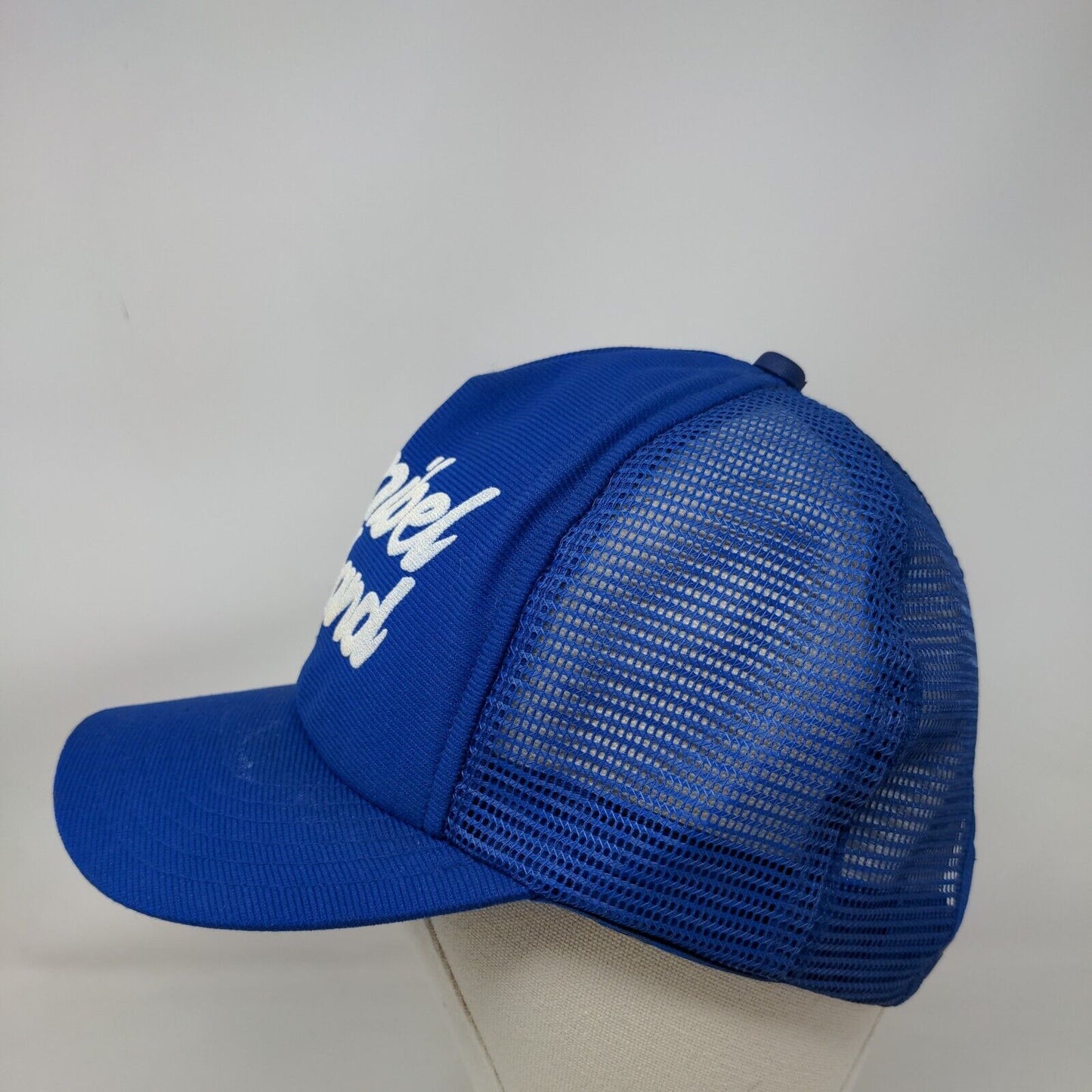 Sanibel Island Snapback Trucker Hat Blue One Size Adjustable Mesh Back 5 Panel