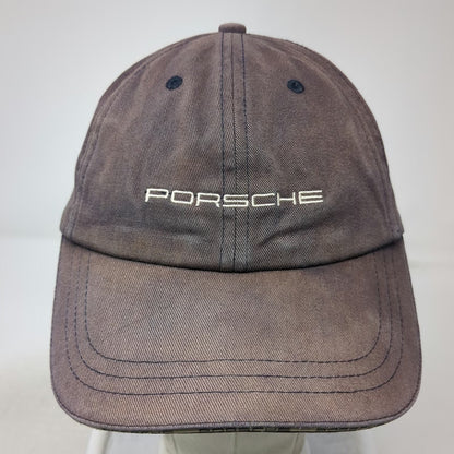 Porsche Baseball Cap Blue One Size Embroidered Logo Slideback Cotton Hat