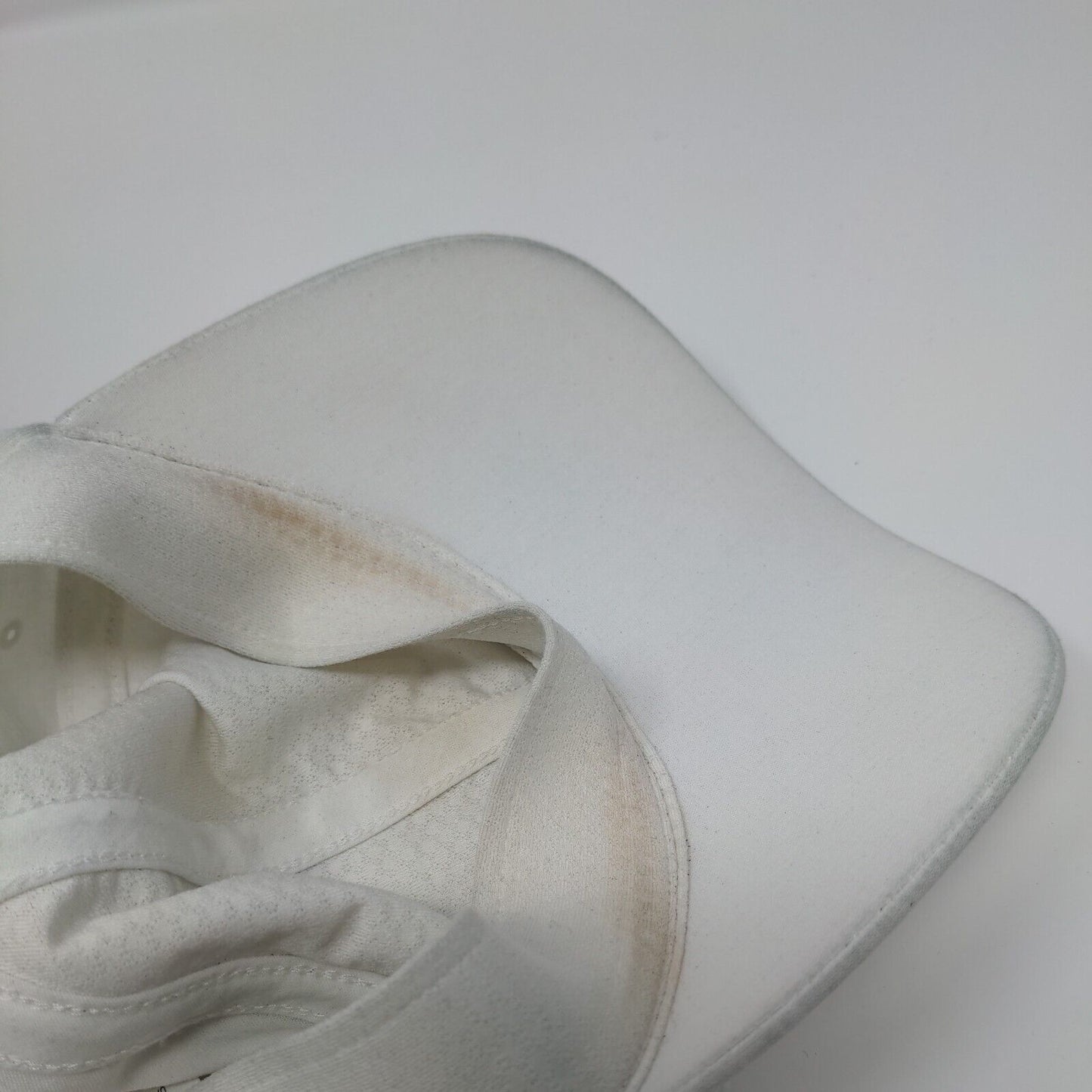 Lululemon Slideback Hat White OSFA Adjustable Embroidered Vented Holes 6 Panel