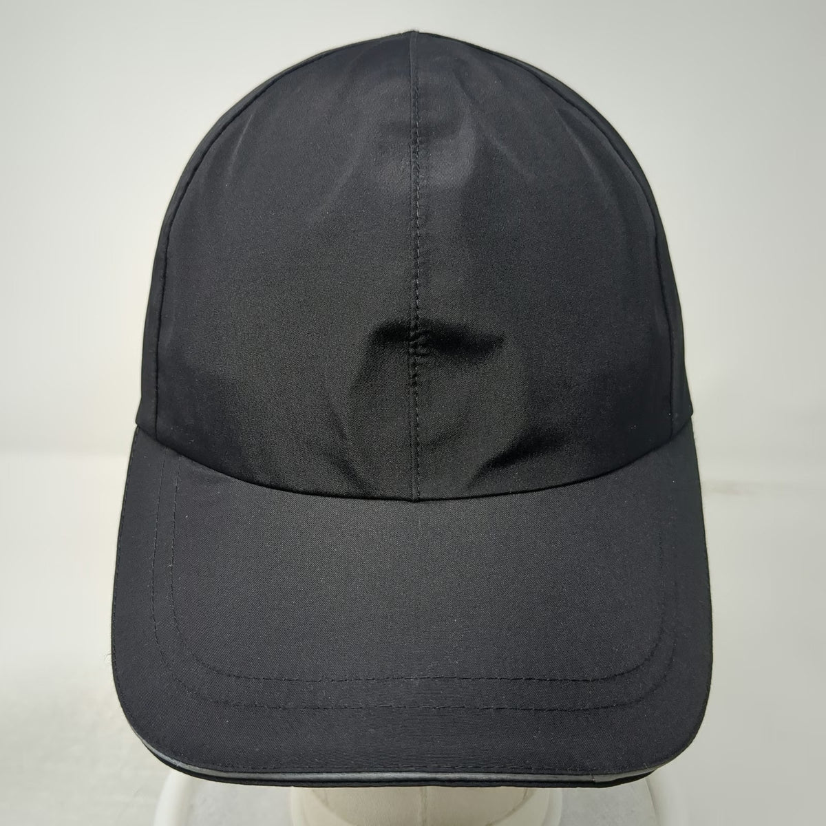 Lululemon Baseball Cap Black One Size Strapback Reflective Polyester Logo Hat