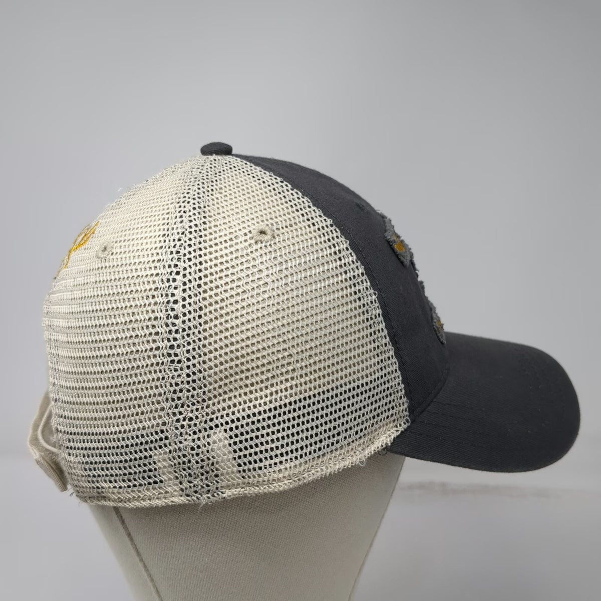 Hat Graphix 360 Baseball Cap Gray One Size Mule Deer Foundation Volunteer Mesh