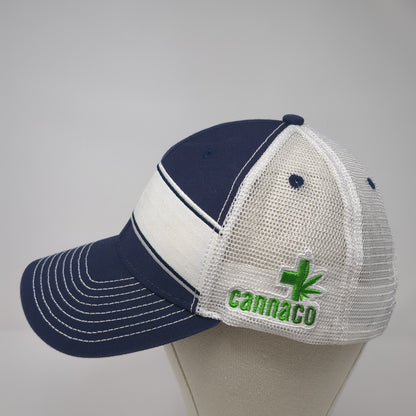 Colorado Cannaco Trucker Hat Blue OS Adjustable Embroidered Mesh Back Ouray
