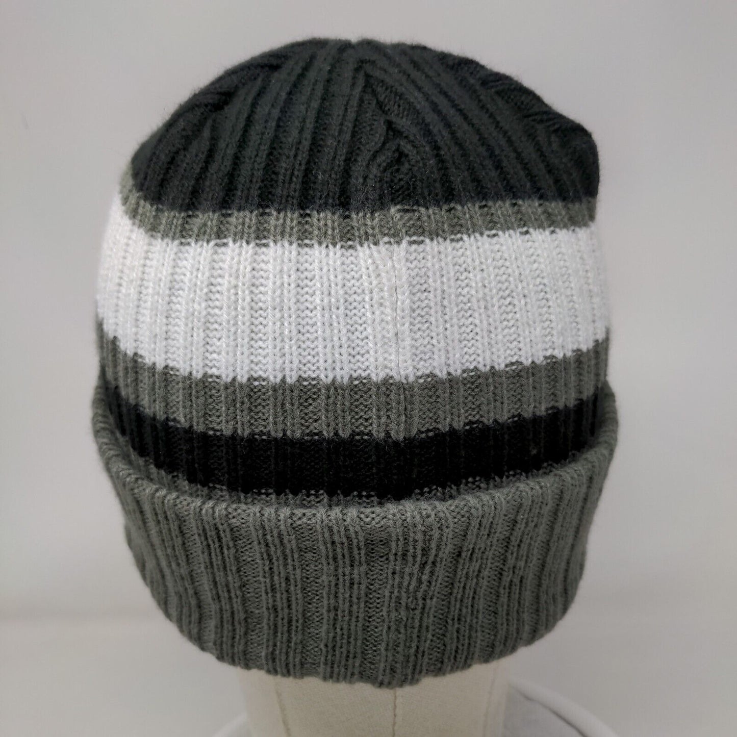 Rated Rookie Knit Beanie Hat Multi One Size Striped Embroidered New Era