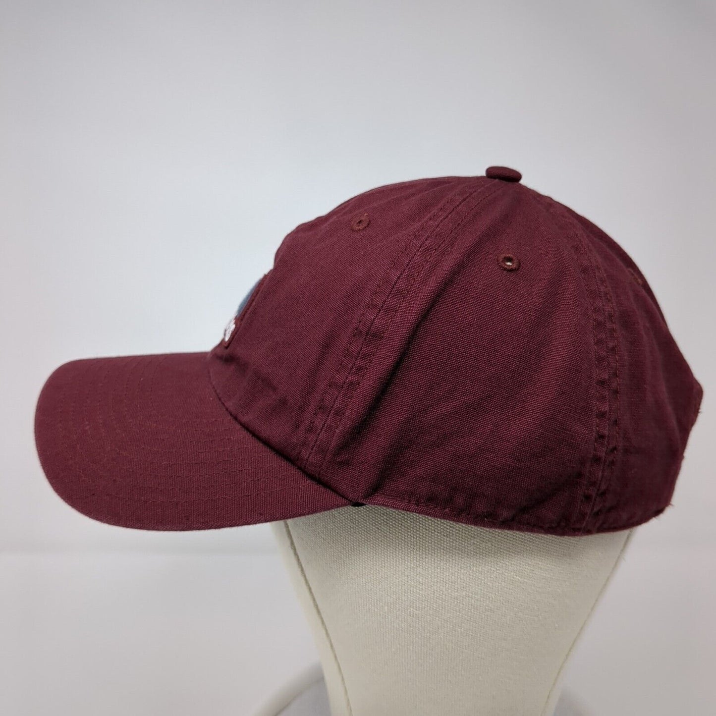 Adidas 3 Stripes Slideback Hat Red OSFA Adjustable Fit Embroidered