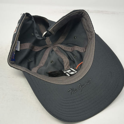 The Game Baseball Cap Gray One Size Universal Athletic Slideback Strap Hat