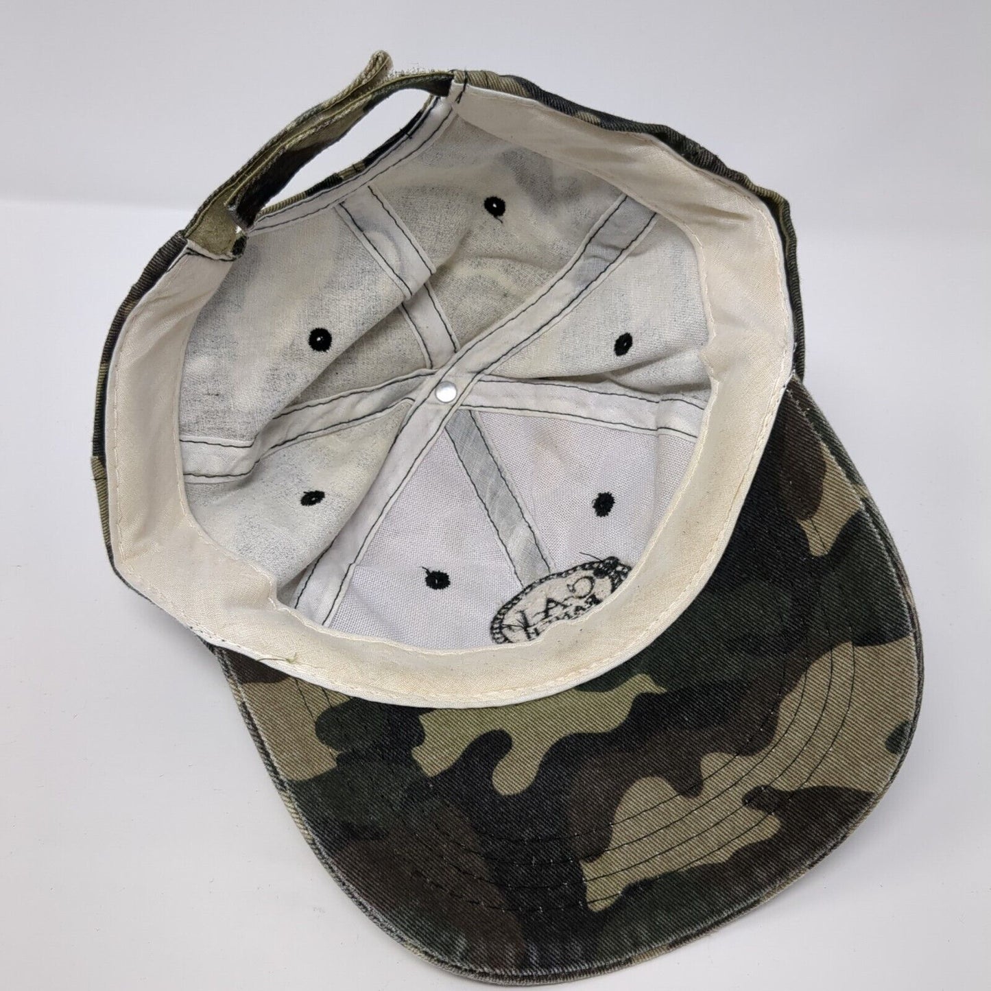 CAL Ranch Stores Strapback Hat Camo One Size Adjustable Embroidered