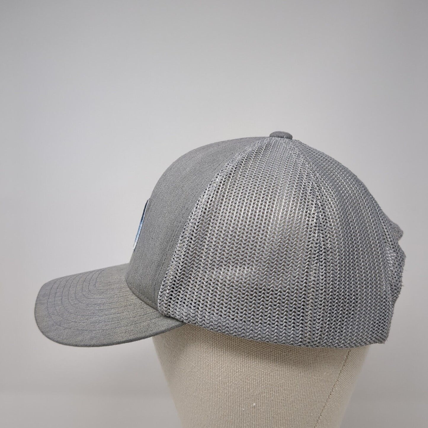 Travis Mathew Snapback Trucker Hat Gray OS Adjustable Embroidered Mesh Back