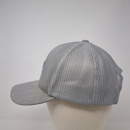 Travis Mathew Snapback Trucker Hat Gray OS Adjustable Embroidered Mesh Back