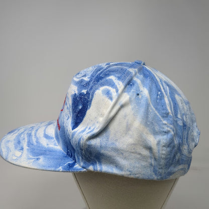 The Sportsman 5 Panel Blue White One Size R-M Automotive Finishes Snapback Hat