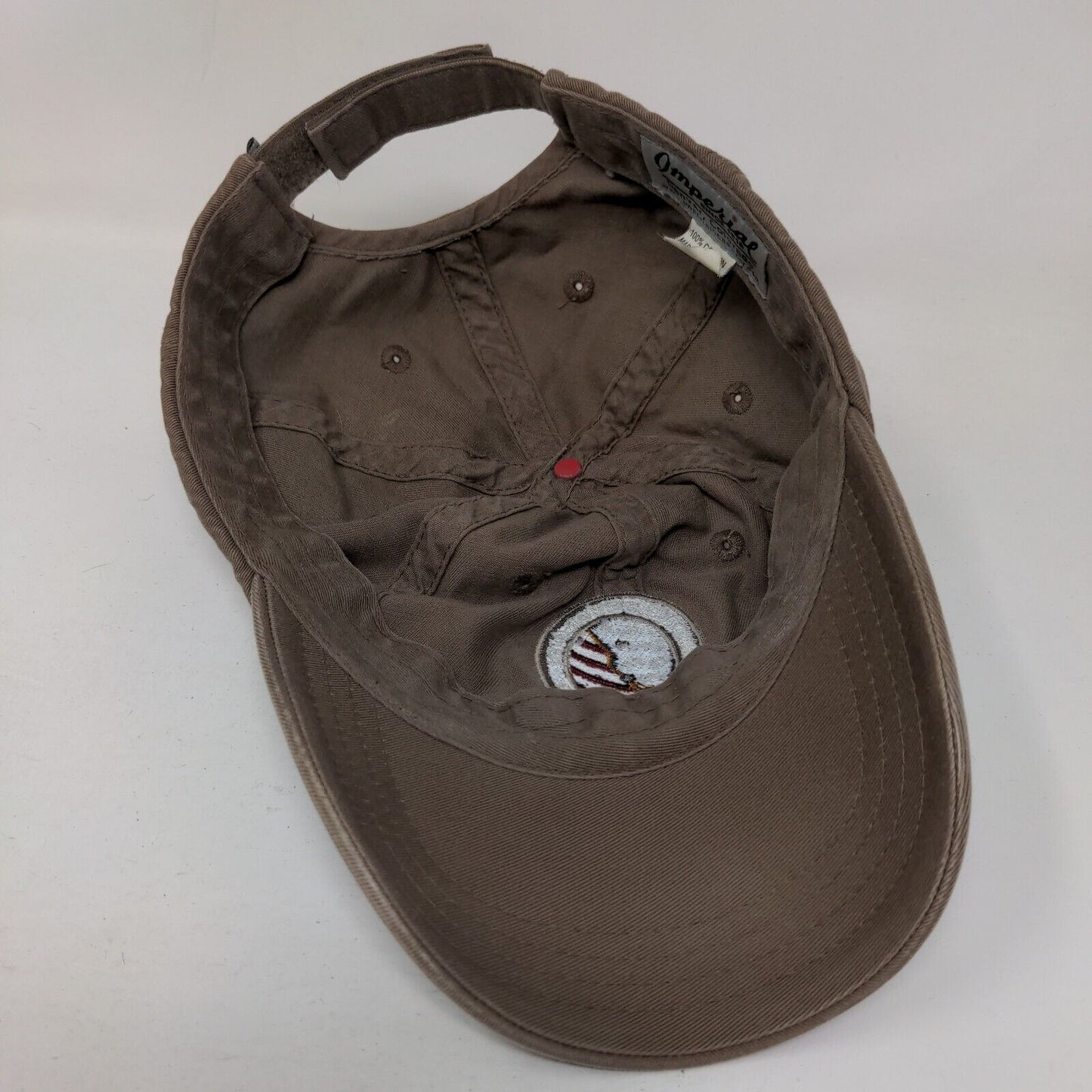 2009 US Senior Open Crooked Stick Strapback Hat Brown OS Adjustable Patriotic