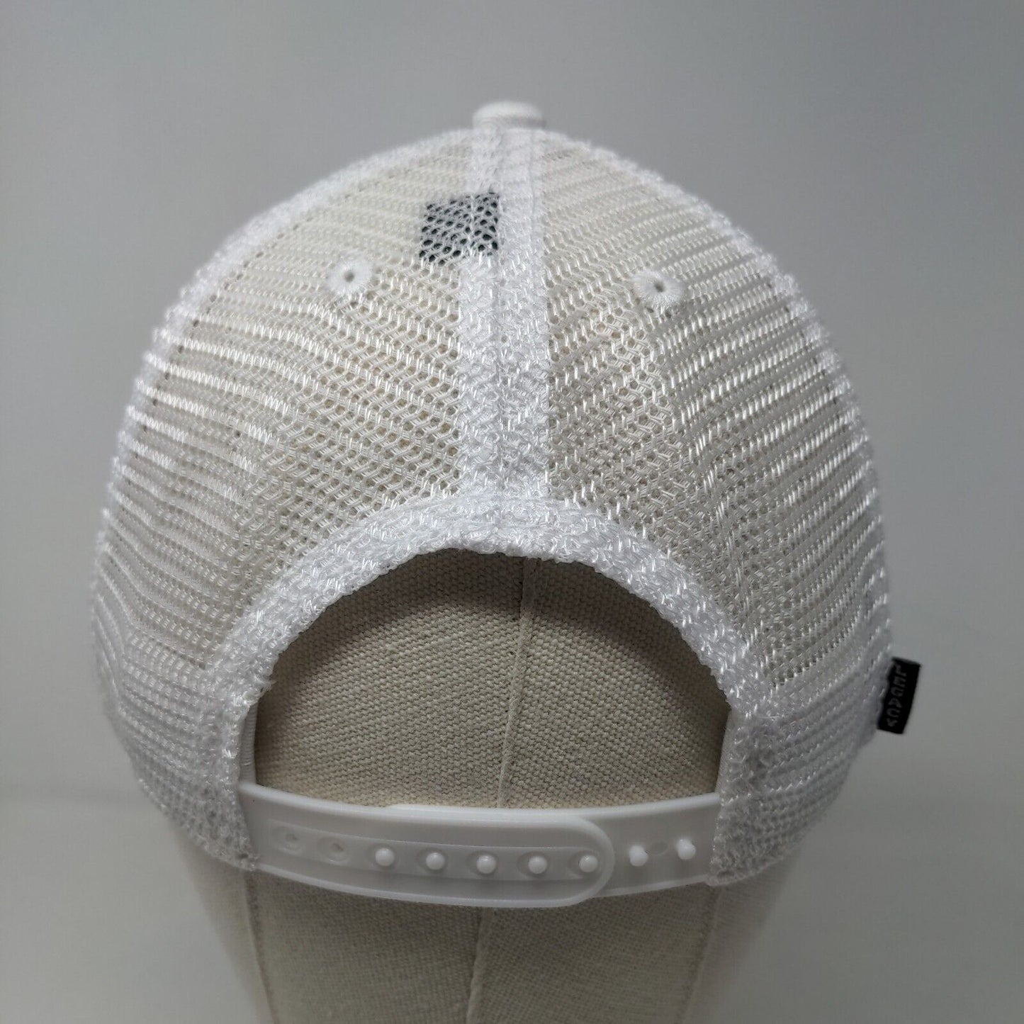 Legacy Men's Snapback Mesh Back Hat White Embroidered Water Color Logo