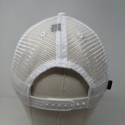 Legacy Men's Snapback Mesh Back Hat White Embroidered Water Color Logo