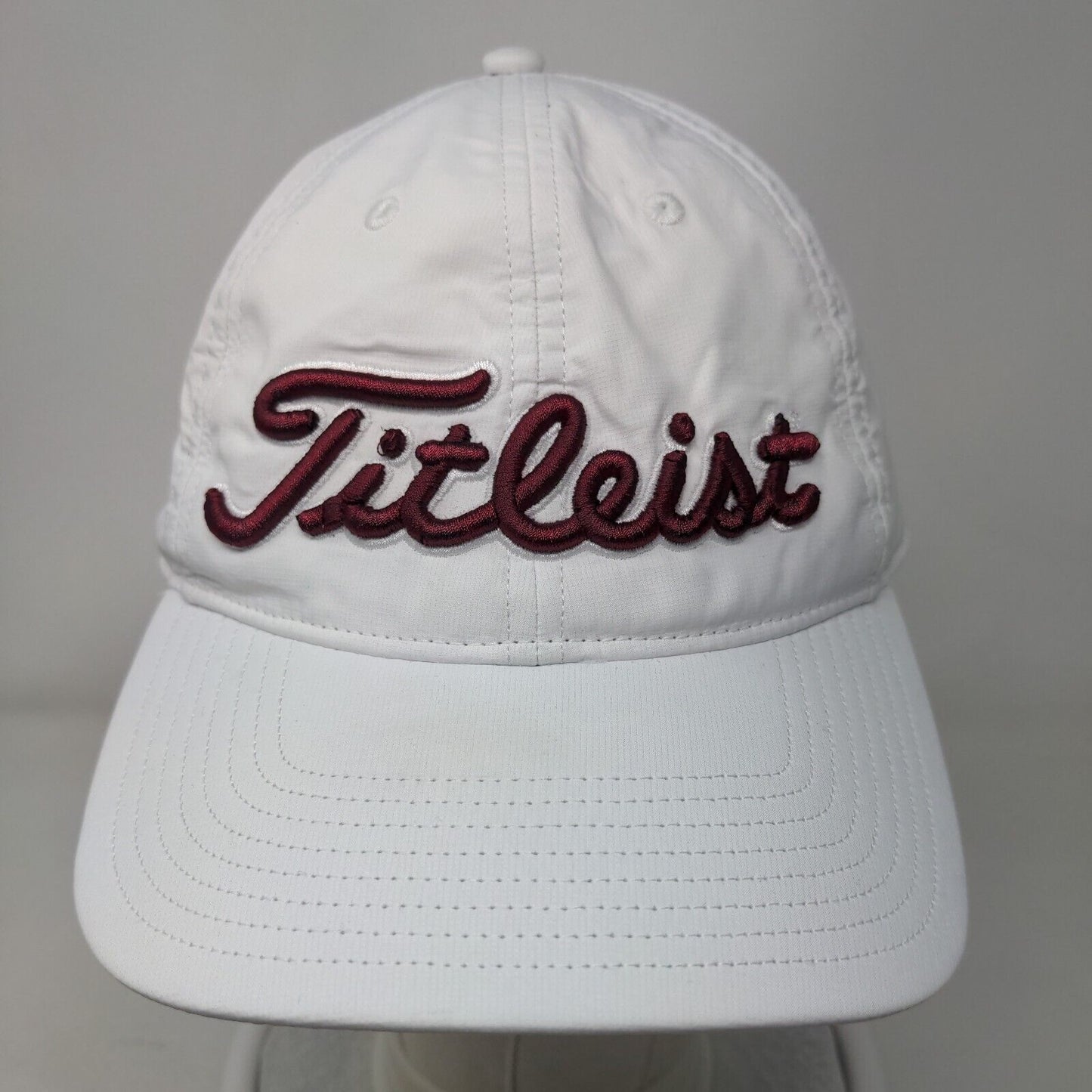 Titleist Slideback Hat White One Size Embroidered Adjustable Outdoor
