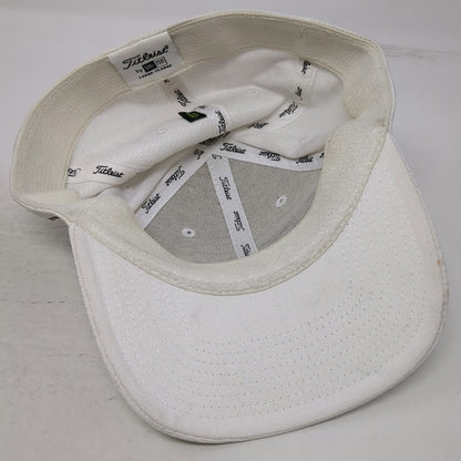 New Era Baseball Cap White XL Titleist Pro V1 FJ Golf Waffle Stretch Fit Hat