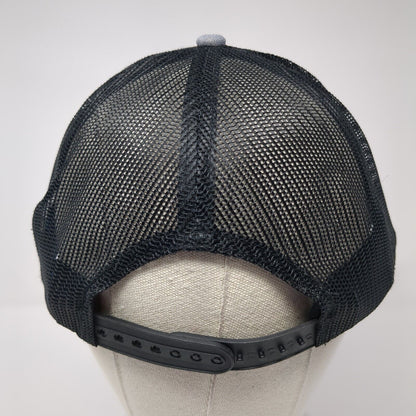 JSP Snapback Mesh Back Trucker Hat Gray One Size Port Authority 6 Panel