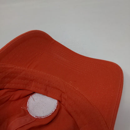 The Dunes Est. 1948 Slideback Hat Orange One Size Classic Cut Patch Logo Ahead