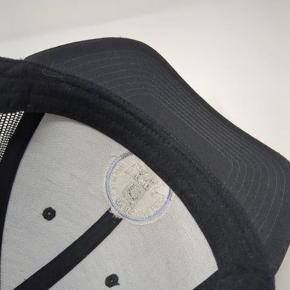 Tresidio Homes Snapback Mesh Back Trucker Hat Black One Size Adjustable