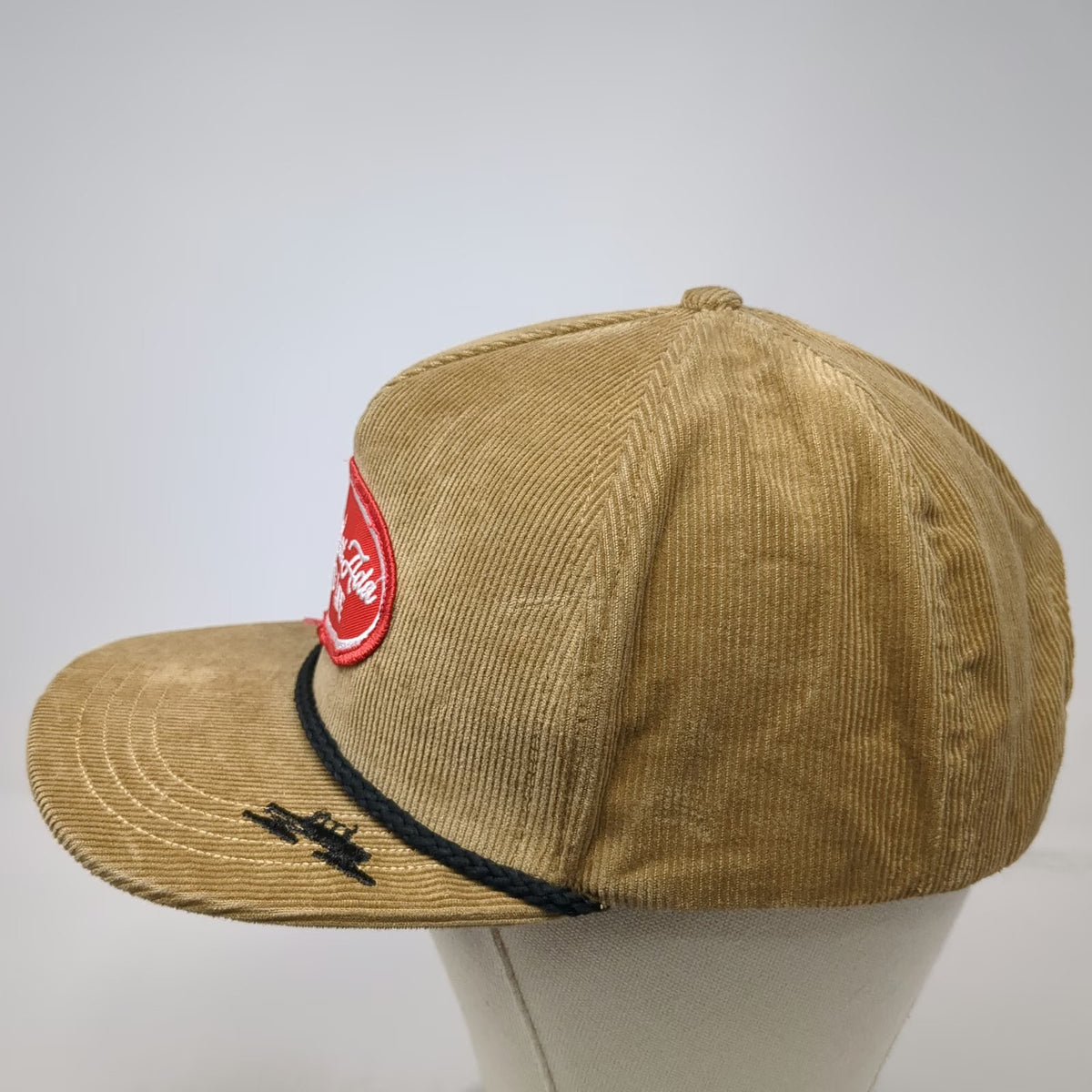 Spacecraft 5 Panel Brown Hat One Size Corduroy Rope Snapback North West Ada