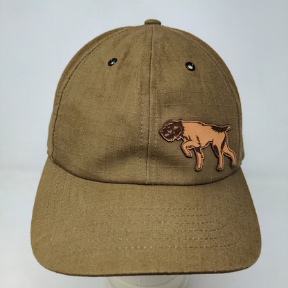 Richardson Outdoor Men's Slideback Hat Brown Adjustable Dog Logo Cotton