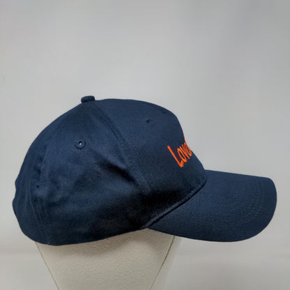 Love Denver Strapback Hat Blue One Size Embroidered Port & Company