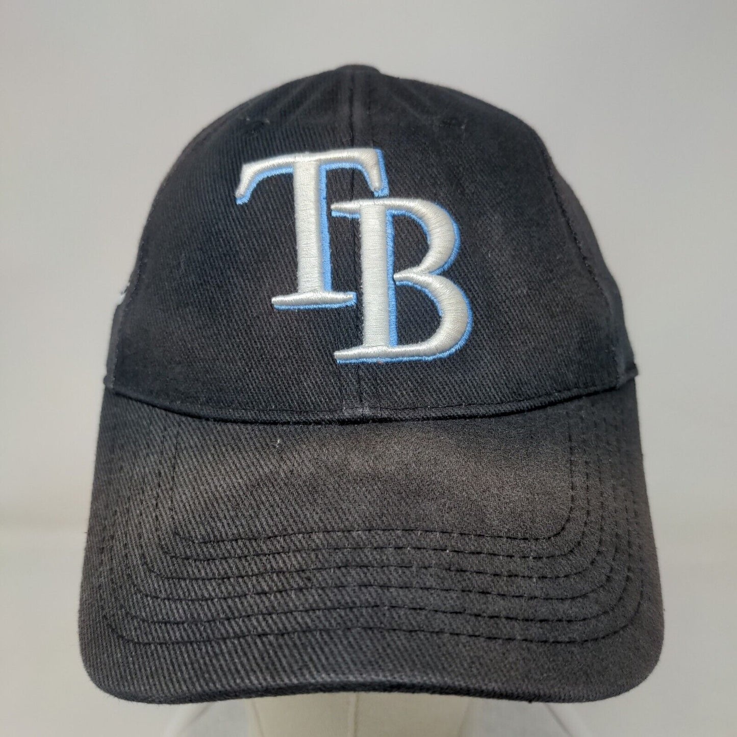 Fan Favorite Men's Strapback Hat Blue OSFA Embroidered Tampa Bay Rays Logo MLB