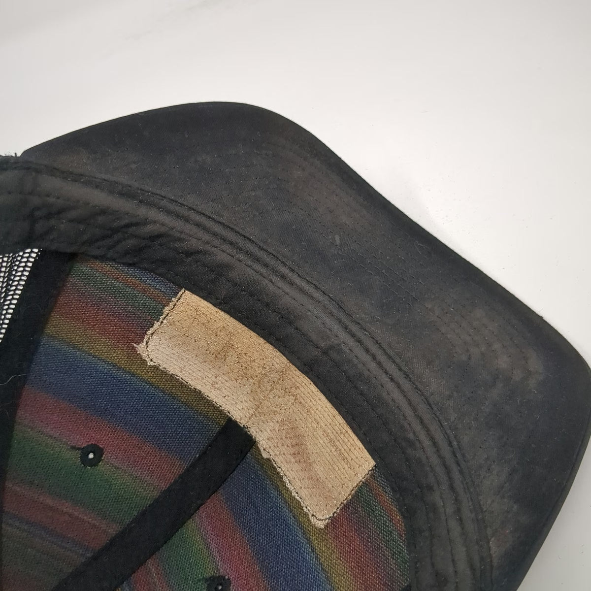 Hooey Trucker Hat Black One Size Western Original Multi Color Patch Snapback