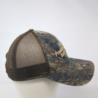 Crop Production Services Trucker Hat Multicolor One Size Adjustable Mesh Back