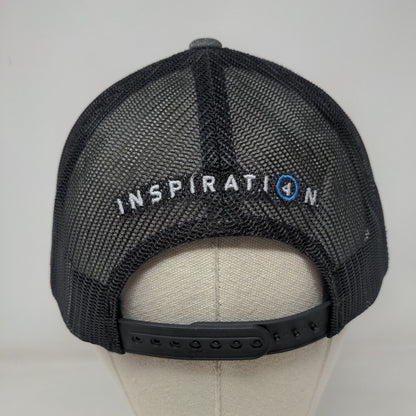 Inspiration Snapback Mesh Back Trucker Hat Gray One Size Team 365
